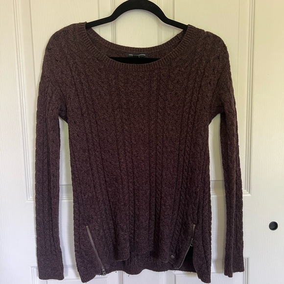 Purple American Eagle Sweater with zippers - Picture 3 of 6